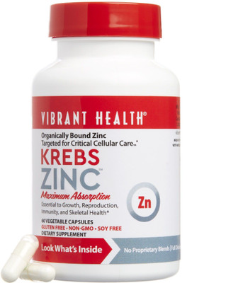 Vibrant Health Krebs Zinc' - 60 Capsules(60 No)