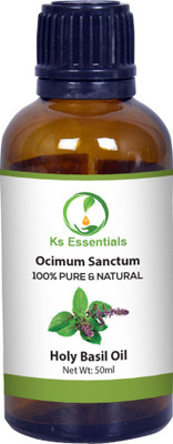 Ks Essentials 100% Pure Holy Basil (Tulsi) Essential Oil (Ocimum sanctum) Natural Therapeutic Grade(50 ml)
Ks Essentials 100% Pure Holy Basil (Tulsi) Essential Oil (Ocimum sanctum) Natural Therapeutic Grade(50 ml)