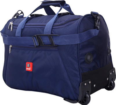 GHAFM (Expandable) Unisex Lightweight Waterproof 20 Inch/40 litres Duffel Bag for Travel/Trolley Bags(Navy blue) Duffel Strolley Bag(Blue)
GHAFM (Expandable) Unisex Lightweight Waterproof 20 Inch/40 litres Duffel Bag for Travel/Trolley Bags(Navy blue) Duffel Strolley Bag(Blue)