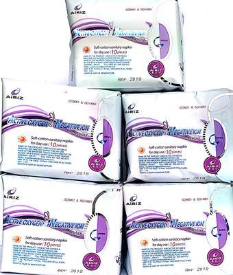 AiRiZ ACTIVE OXYGEN & NEGATIVEION RELEX SOFT COTTEN SANITARY NAPKIN FOR DAY USE -( 50 PIECES) Sanitary Pad(Pack of 50)
AiRiZ ACTIVE OXYGEN & NEGATIVEION RELEX SOFT COTTEN SANITARY NAPKIN FOR DAY USE -( 50 PIECES) Sanitary Pad(Pack of 50)