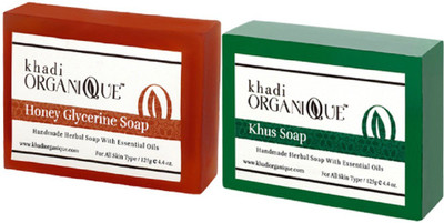 KHADI ORGANIQUE HANDMADE HONEY GLYCERINE KUSH SOAP COMBO PACK PACK OF 2 250 GM(250 g, Pack of 2)
KHADI ORGANIQUE HANDMADE HONEY GLYCERINE KUSH SOAP COMBO PACK PACK OF 2 250 GM(250 g, Pack of 2)