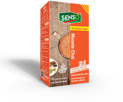 SENSO MASALA TEA PREMIX NO ADDED SUGAR ( 10 SACHETS OF 8 GRAMS EACH) Cinnamon Instant Tea(8 g, Box)
SENSO MASALA TEA PREMIX NO ADDED SUGAR ( 10 SACHETS OF 8 GRAMS EACH) Cinnamon Instant Tea(8 g, Box)