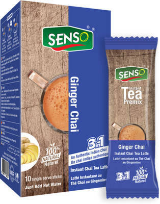 SENSO GINGER TEA PREMIX ( 10 SACHETS OF 14 GRAMS EACH) Ginger Instant Tea(14 g, Box)