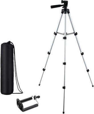 BUY SURETY Portable Adjustable Aluminum High Quality Lightweight Camera Stand With Three-Dimensional Head & Quick Release Plate For Video Cameras Foldable Camera Tripod With Mobile Clip Holder Bracket Tripod(Silver & Black, Supports Up to 1500)
BUY SURETY Portable Adjustable Aluminum High Quality Lightweight Camera Stand With Three-Dimensional Head & Quick Release Plate For Video Cameras Foldable Camera Tripod With Mobile Clip Holder Bracket Tripod(Silver & Black, Supports Up to 1500)