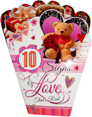 Siddhi Gifts Special Greeting Cards - Buke Theme Love 10 Sign Greeting Card Greeting Card(Multicolor, Pack of 1)
Siddhi Gifts Special Greeting Cards - Buke Theme Love 10 Sign Greeting Card Greeting Card(Multicolor, Pack of 1)