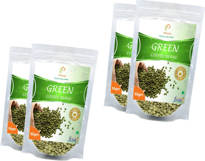 Vihado Premium Arabica Green Coffee Beans / 100% Pure & Natural / 4 Pack of 50g Instant Coffee 200 g(Pack of 4, Green Coffee Flavoured)
Vihado Premium Arabica Green Coffee Beans / 100% Pure & Natural / 4 Pack of 50g Instant Coffee 200 g(Pack of 4, Green Coffee Flavoured)