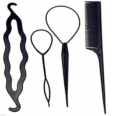 GaDinStylo Hair Styling Kits For Women Set Of 4 Hair Accessories Set, Black Hair Accessory Set(Black)
GaDinStylo Hair Styling Kits For Women Set Of 4 Hair Accessories Set, Black Hair Accessory Set(Black)
