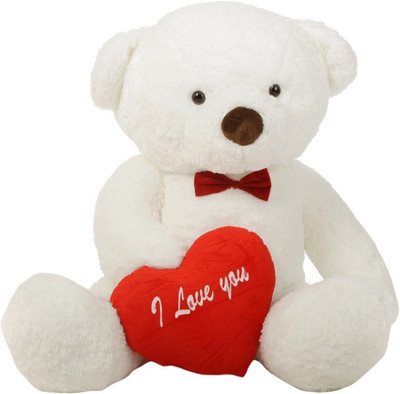 Mrbear White Huggable And Loveable For Someone Special Made With Soft Fabric & file fibre teddy bear - 152 cm (White) - 152 cm(White)
Mrbear White Huggable And Loveable For Someone Special Made With Soft Fabric & file fibre teddy bear - 152 cm (White) - 152 cm(White)