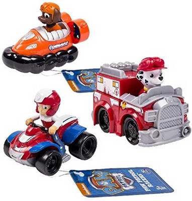 Spin Master Paw Patrol Racers 3-Pack Vehicle Set, Ryder, Zuma, Marshall(Multicolor)
Spin Master Paw Patrol Racers 3-Pack Vehicle Set, Ryder, Zuma, Marshall(Multicolor)