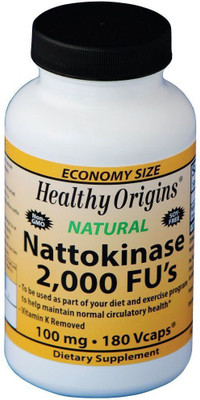 Healthy Origins Nattokinase 2000 FU 100 mg 180 Vcaps(180 No)