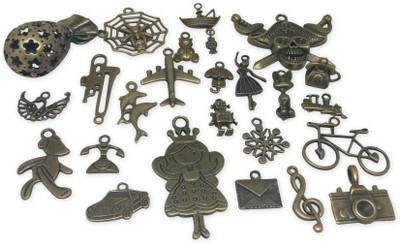 Aumni Crafts Jewelley Making Mini Pendant Metal Alloy Vintage Craft Charms Mixed Size (25 Shapes x 2 Pieces Each) Antique Bronze Color (Pack of 50 pieces)
Aumni Crafts Jewelley Making Mini Pendant Metal Alloy Vintage Craft Charms Mixed Size (25 Shapes x 2 Pieces Each) Antique Bronze Color (Pack of 50 pieces)