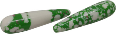 Aumni Crafts Jewellery Making Craft Stone Beads 40x10mm Drop Green & White (Pack of 10 pieces)
Aumni Crafts Jewellery Making Craft Stone Beads 40x10mm Drop Green & White (Pack of 10 pieces)