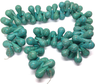Aumni Crafts Jewellery Making Synthetic Beads 17x10mm Drop Turquoise Green & Blue (Sold as 1 string, 110 beads/string)
Aumni Crafts Jewellery Making Synthetic Beads 17x10mm Drop Turquoise Green & Blue (Sold as 1 string, 110 beads/string)