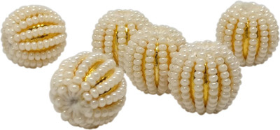 Aumni Crafts Jewellery Making Antique Woven Seed Beads 12mm Round White & Golden Color (Pack of 20 pieces)
Aumni Crafts Jewellery Making Antique Woven Seed Beads 12mm Round White & Golden Color (Pack of 20 pieces)