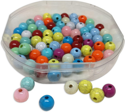 Aumni Crafts Plastic Beads Line Printed 8mm Round Mixed Colors (Pack of 100 grams, 350 beads)
Aumni Crafts Plastic Beads Line Printed 8mm Round Mixed Colors (Pack of 100 grams, 350 beads)