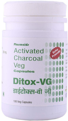 Ditox Veg Activated Charcoal Capsules – 200 mg per Capsule - Lasts Up To 90 Days (Pack of 1)(100 g)
Ditox Veg Activated Charcoal Capsules – 200 mg per Capsule - Lasts Up To 90 Days (Pack of 1)(100 g)