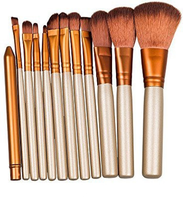 Amarkup 12Pcs Wood Makeup Brush Set Golden Kabuki Powder Foundation Blusher Cosmetic Brushes Kit(Pack of 12)
Amarkup 12Pcs Wood Makeup Brush Set Golden Kabuki Powder Foundation Blusher Cosmetic Brushes Kit(Pack of 12)