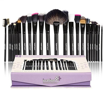 Ivation Brush Set 24 Pieces Handmade Natural Synthetic Bristle With Wooden Handle And Leather Pouch(Pack of 24)
Ivation Brush Set 24 Pieces Handmade Natural Synthetic Bristle With Wooden Handle And Leather Pouch(Pack of 24)