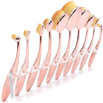 Dolovemk 10Pcs Set Makeup Oval Brushes Toothbrush Shaped Eyebrow Foundation Blusher Kit For Liquid Powder Bb Cream(Pack of 10)
Dolovemk 10Pcs Set Makeup Oval Brushes Toothbrush Shaped Eyebrow Foundation Blusher Kit For Liquid Powder Bb Cream(Pack of 10)