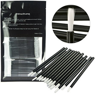 Fantasyday 100 Pcs Disposable Makeup Lip Brushes Lipstick Gloss Applicators With Soft Brush Head Cosmetic Wands 2 Black(Pack of 100)
Fantasyday 100 Pcs Disposable Makeup Lip Brushes Lipstick Gloss Applicators With Soft Brush Head Cosmetic Wands 2 Black(Pack of 100)