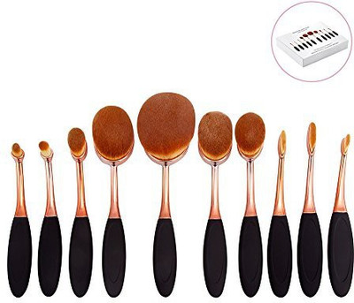 Dscbeauty 10 Pcs Oval Brushes Set Packed With Box Foundation Contour Blush Concealer Eyebrow Eyeliner Blending Cosmetics Toothbrush Curve Makeup Tools(Pack of 10)
Dscbeauty 10 Pcs Oval Brushes Set Packed With Box Foundation Contour Blush Concealer Eyebrow Eyeliner Blending Cosmetics Toothbrush Curve Makeup Tools(Pack of 10)