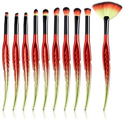 Iuhan 10Pcs Pro Leaf Shape Makeup Brushes Set Foundation Powder Eyeshadow Eyeliner Lip Brush Tool(Pack of 10)
Iuhan 10Pcs Pro Leaf Shape Makeup Brushes Set Foundation Powder Eyeshadow Eyeliner Lip Brush Tool(Pack of 10)