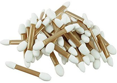 Astrqle 50Pcs Disposable Gold White Cosmetic Makeup Tool Eyeshadow Applicator Double Sided Sponge Tipped Brush(Pack of 50)
Astrqle 50Pcs Disposable Gold White Cosmetic Makeup Tool Eyeshadow Applicator Double Sided Sponge Tipped Brush(Pack of 50)