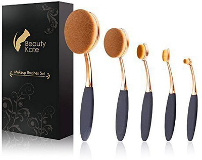Beauty Kate Oval Makeup Brush Set Of 5 Pcs Professional Toothbrush Foundation Contour Concealer Eyeliner Blending Cosmetic Brushes Tool(Pack of 5)
Beauty Kate Oval Makeup Brush Set Of 5 Pcs Professional Toothbrush Foundation Contour Concealer Eyeliner Blending Cosmetic Brushes Tool(Pack of 5)