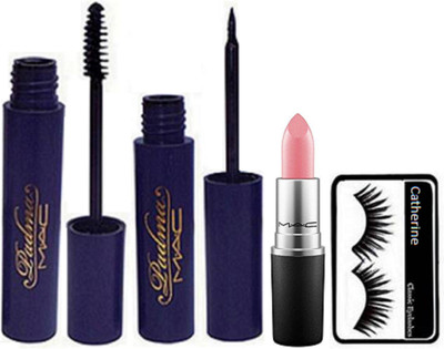 catherine eyelashes, Mac padme eyeliner and mascara with finish matte lipstick(Set of 4)
catherine eyelashes, Mac padme eyeliner and mascara with finish matte lipstick(Set of 4)