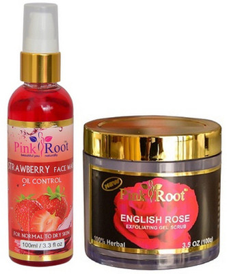 Pink Root Strawberry Face Wash 100ml WITH English Rose Scrub 100gm(Set of 2)
Pink Root Strawberry Face Wash 100ml WITH English Rose Scrub 100gm(Set of 2)