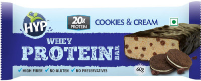 HYP HYP Cookies and Cream - (Box of 6 Bars)Protein Bars Protein Bars(60 g, Cookies and Cream)
HYP HYP Cookies and Cream - (Box of 6 Bars)Protein Bars Protein Bars(60 g, Cookies and Cream)