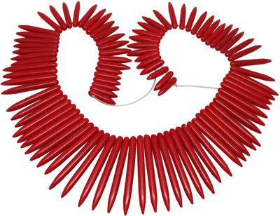 Aumni Crafts Jewellery Making Synthetic Beads Graduated Multi-Size Range 20mm to 50mm Spike Red (Sold as 1 string, 96 beads/string)
Aumni Crafts Jewellery Making Synthetic Beads Graduated Multi-Size Range 20mm to 50mm Spike Red (Sold as 1 string, 96 beads/string)