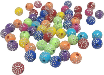 Aumni Crafts Jewellery Making Craft Plastic Beads With Dots 8mm Round Mix Colors (Pack of 50 grams, 180 beads)
Aumni Crafts Jewellery Making Craft Plastic Beads With Dots 8mm Round Mix Colors (Pack of 50 grams, 180 beads)