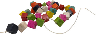 Aumni Crafts Jewellery Making Synthetic Beads 12mm Cube Mixed Colors (Sold as 1 string, 34-35 beads/string)
Aumni Crafts Jewellery Making Synthetic Beads 12mm Cube Mixed Colors (Sold as 1 string, 34-35 beads/string)