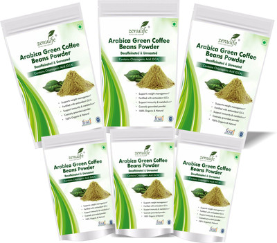 Zenulife Green Coffee Beans Powder for Weight Management Instant Coffee 2.4 Kg (400 GM X 6, Green Coffee Flavoured) Instant Coffee 400 g(Pack of 6)
Zenulife Green Coffee Beans Powder for Weight Management Instant Coffee 2.4 Kg (400 GM X 6, Green Coffee Flavoured) Instant Coffee 400 g(Pack of 6)