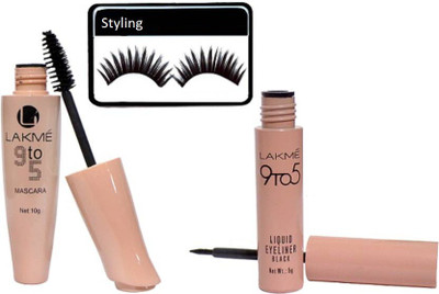 Styling Eyelahses, Eyeliner & MascarA(Set of 3)