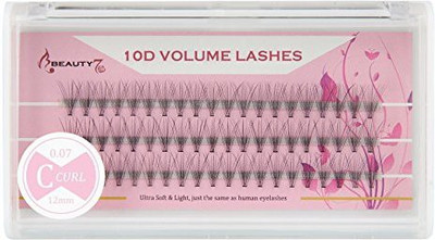 Beauty 7 Handmade C Curl 10D Volume Lashes Cluster Synthetic Mink Individual Fans Flares For Grafting False Eyelash Extension 0.07Mm Thickness 12Mm Length(Pack of 1)
Beauty 7 Handmade C Curl 10D Volume Lashes Cluster Synthetic Mink Individual Fans Flares For Grafting False Eyelash Extension 0.07Mm Thickness 12Mm Length(Pack of 1)