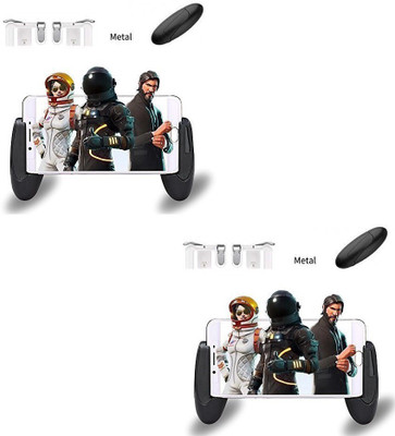 FKU Set Of 2 Pubg Sensitive Shoot/aim Buttons L1 R1 Trigger With Portable Grip Handle Extended Mobile Game Controller Gamepad Gaming Accessory Kit(Silver, For Android, iOS)
FKU Set Of 2 Pubg Sensitive Shoot/aim Buttons L1 R1 Trigger With Portable Grip Handle Extended Mobile Game Controller Gamepad Gaming Accessory Kit(Silver, For Android, iOS)