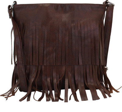 LDHSATI Sling Bag(Brown)