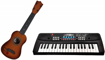 Bestie Toys 37 Key Digital Music Electronic Keyboard, Microphone & 4-String Acoustic Guitar Kids Toys. (Pack of Two)(Multicolor)
Bestie Toys 37 Key Digital Music Electronic Keyboard, Microphone & 4-String Acoustic Guitar Kids Toys. (Pack of Two)(Multicolor)