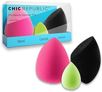 Chic Republic New Trio Pro Beauty Sponge Blender Set Makeup Sponges To Blend Conceal Contour
Chic Republic New Trio Pro Beauty Sponge Blender Set Makeup Sponges To Blend Conceal Contour