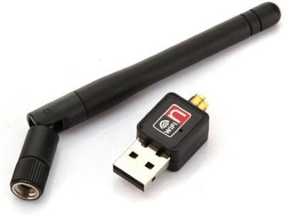 FUTUREWIZARD WiFi Dongle 802.11n WM3 Small Wireless 900 Mbps 2.4ghz Lan With Antenna External USB Adapter (Black) USB Adapter(Black)
FUTUREWIZARD WiFi Dongle 802.11n WM3 Small Wireless 900 Mbps 2.4ghz Lan With Antenna External USB Adapter (Black) USB Adapter(Black)