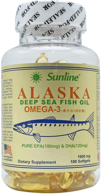Sunline Sunline Alaska Deep Sea Fish Oil Dietary Supplement, 100 Softgels(100 g)
Sunline Sunline Alaska Deep Sea Fish Oil Dietary Supplement, 100 Softgels(100 g)