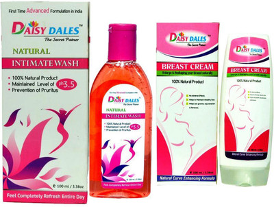 Daisy Dales 100% Natural Intimate Wash & Breast Cream Intimate Wash(200 ml, Pack of 2)
Daisy Dales 100% Natural Intimate Wash & Breast Cream Intimate Wash(200 ml, Pack of 2)