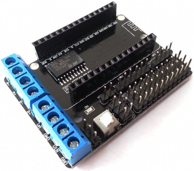 PrimeRobotics L293D Motor Driver Expansion Board for ESP8266 WiFi NodeMcu Lua ESP12E V2.0 Educational Electronic Hobby Kit
PrimeRobotics L293D Motor Driver Expansion Board for ESP8266 WiFi NodeMcu Lua ESP12E V2.0 Educational Electronic Hobby Kit