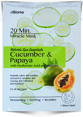 LeBiome Nature's Spa Cucumber Papaya Mask(90 g)