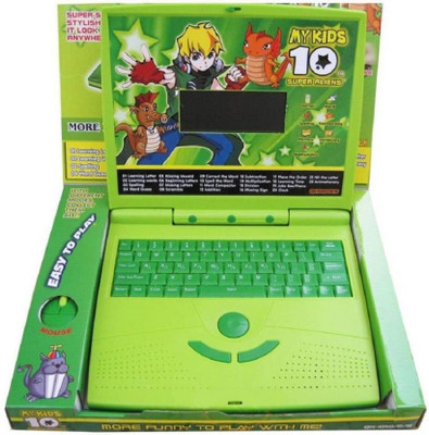 NIYAMAT Super Slim Educational Talking Laptop Notebook With 22 Fun Activities With Mouse (Multicolor)(Green)
NIYAMAT Super Slim Educational Talking Laptop Notebook With 22 Fun Activities With Mouse (Multicolor)(Green)