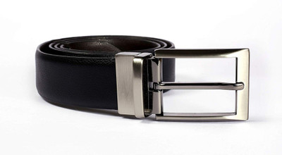 SOFTA Men Casual, Formal, Party Black Genuine Leather Belt