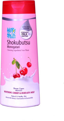 Shokubutsu Shower Cream Cum Shower Gel with Cherry Extract and Hokkaido Milk For Natural & Healthy Skin Refreshing Body Wash(200 ml)
Shokubutsu Shower Cream Cum Shower Gel with Cherry Extract and Hokkaido Milk For Natural & Healthy Skin Refreshing Body Wash(200 ml)