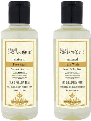 Khadi organique 'Khadi Organique Neem & Teatree Face Wash -SLS & PARABEN FREE (Pack of 2) Face Wash(420 g)
Khadi organique 'Khadi Organique Neem & Teatree Face Wash -SLS & PARABEN FREE (Pack of 2) Face Wash(420 g)